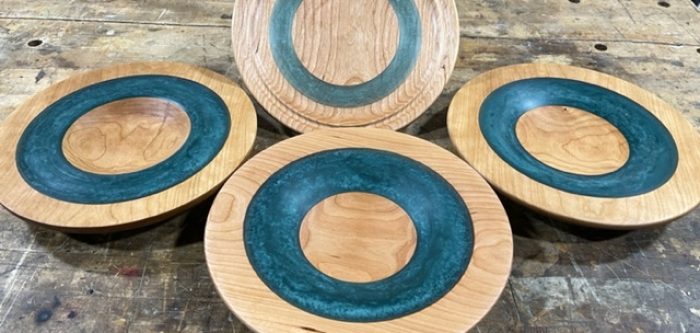 Turning Wood & Resin Platters