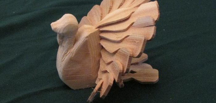 Fan Carving - Birds