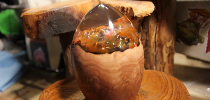 Teens Workshop - Turning a Wood & Resin Dragon Egg